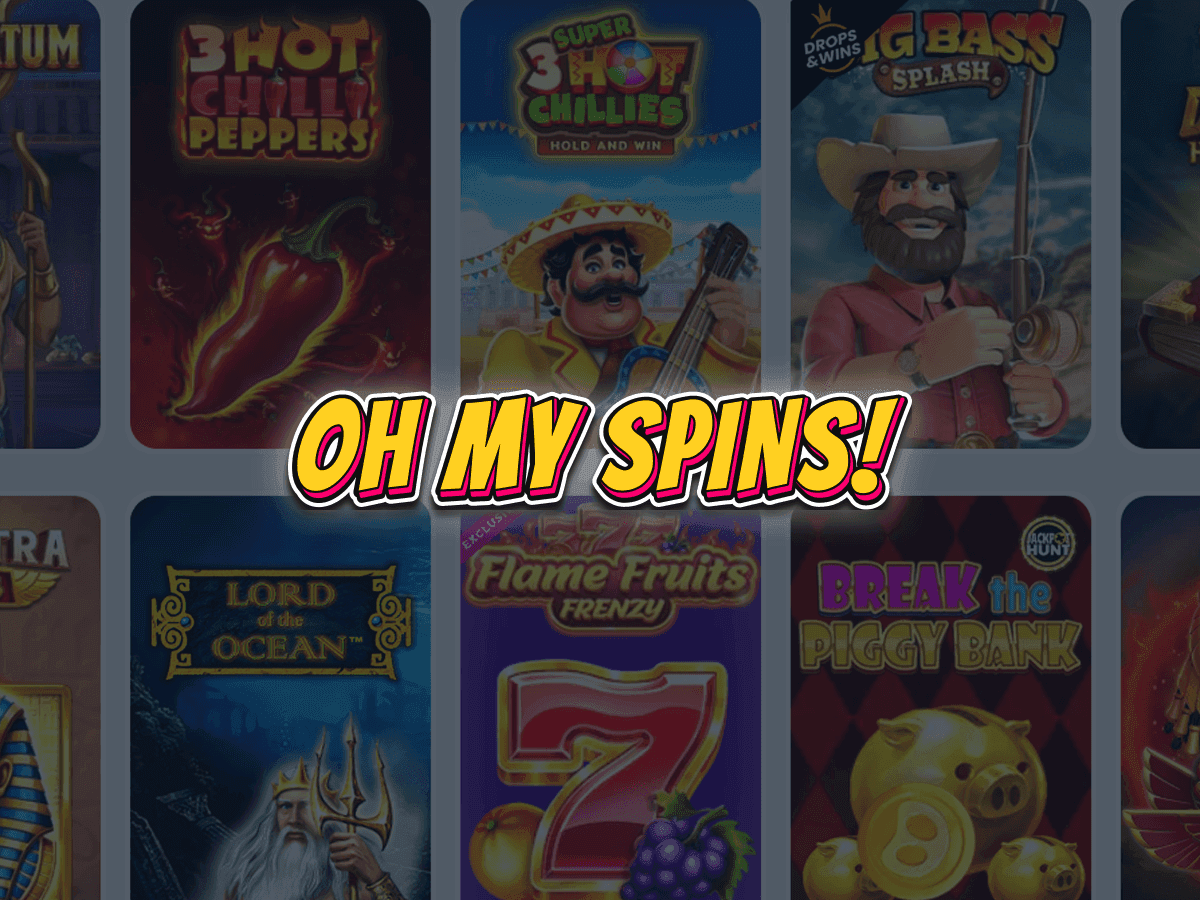 Oh My Spins Promotion Banner